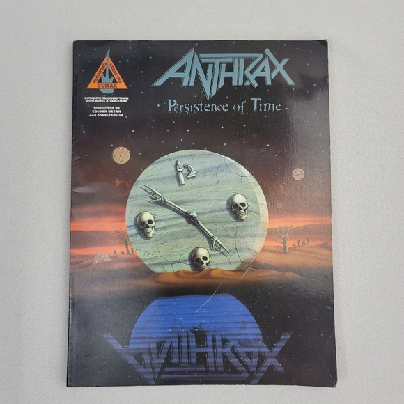 Anthrax Persistence Of Time Recorded Guitar Versions Tab Book - Picture 16 of 16